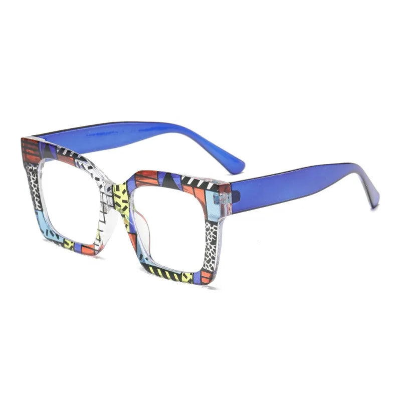 Customized Prescription Glasses Women Multi-Focal Progressive Photochromic Anti-Blue Light Myopia Hyperopia Lens Eyeglasses
