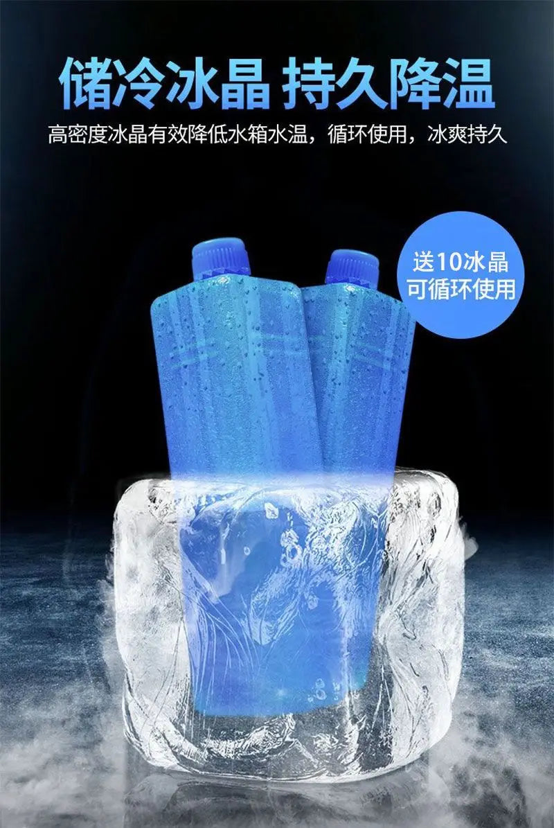 Dual-Mode Cooling Heating Fan Household Air Cooler, Compact Portable Water-Cooled Air Conditioner