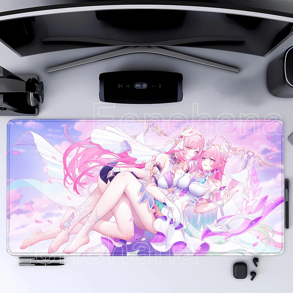 Mouse Pad Honkai Star Rail Cyrene HD printing Pretty Gaming Lock Edge Large Rubber Anime kawaii Mousepad Laptop offices Desk Mat