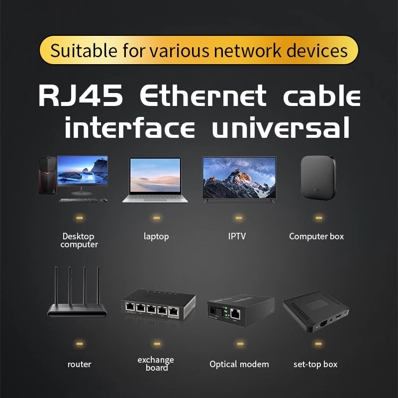 Super Speed RJ45 Network Cable Cat8 Cat7 Cat6A Ethernet Cable 40Gbps 2000MHz Laptop Internet LAN Cable for PS4 Wifi Router