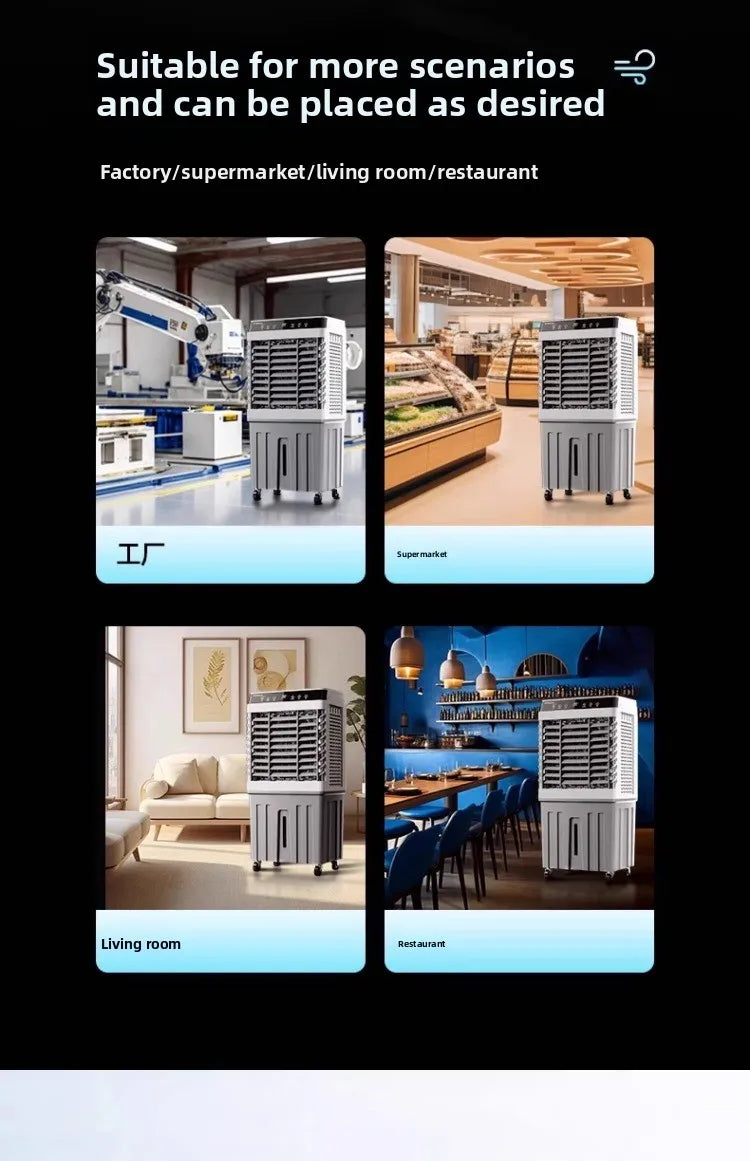 220V Chigo Cooler Fan Portable Air Conditioner Home Office Industrial Water Cooling Fan HCB1