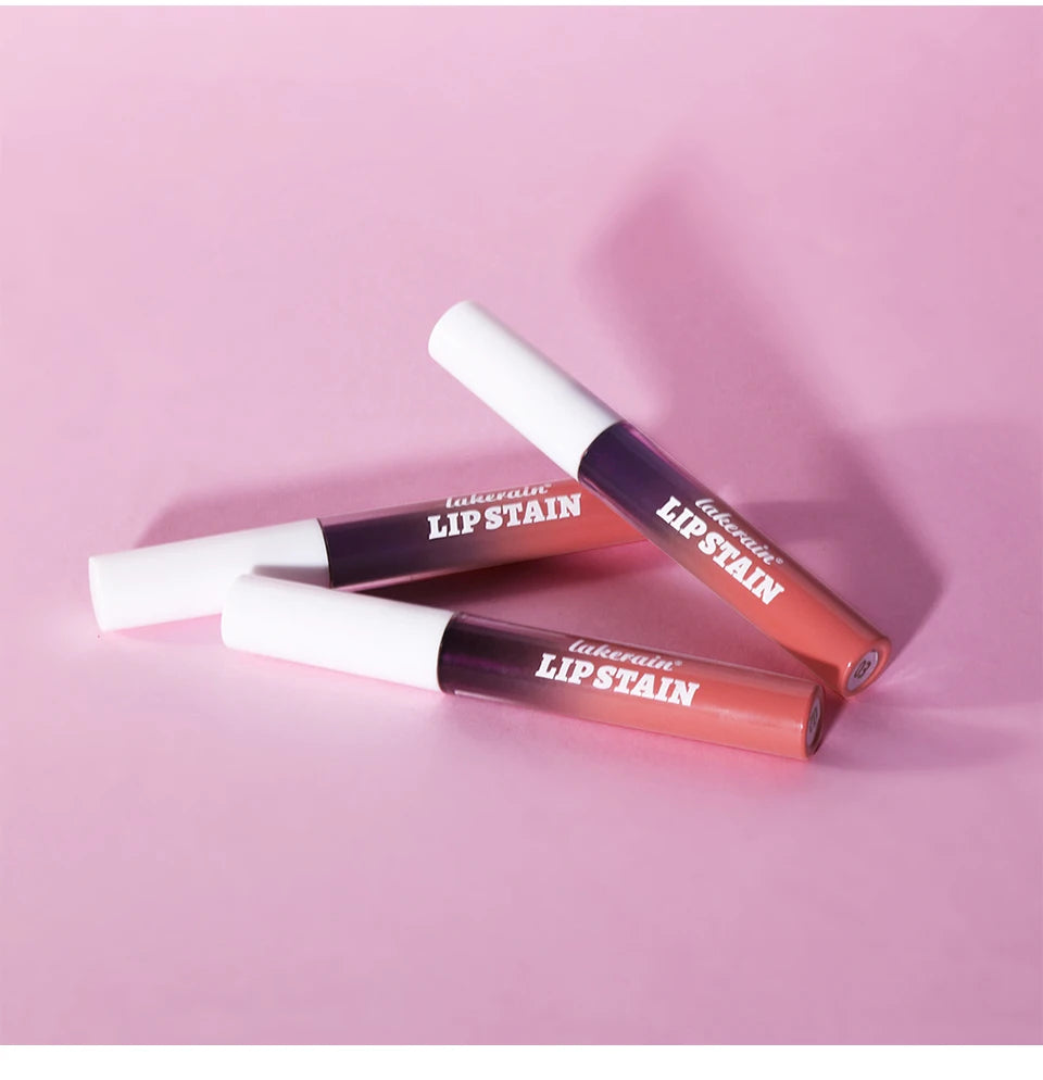 Blading Lip Gloss Peel and Stick Set Long-lasting Waterproof Pink Lip Gloss Transfer Resistant Natural Lip Cosmetics 3 Colors