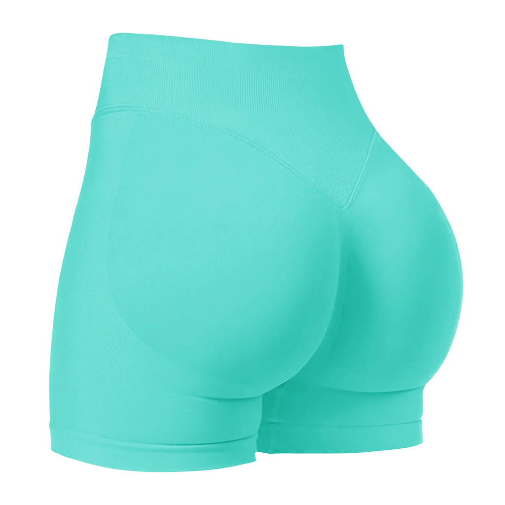 ZHEJIN Seamless Women Yoga Shorts High Waist Workout Gym Shorts Scrunch Butt Lift Biker Shorts Tummy Control Push Up Fitness