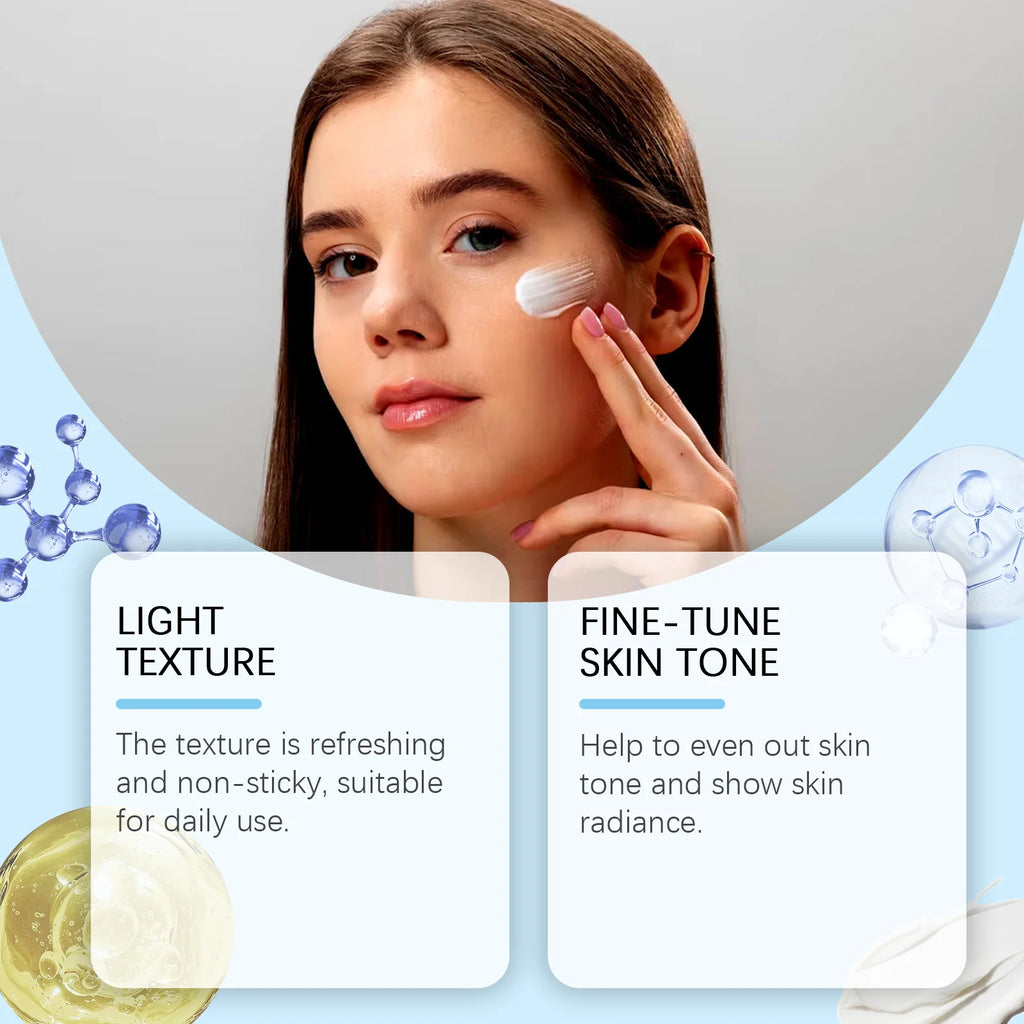 HOYGI Sunscreen Cream SPF 50+ Anti Oxidant Isolation Face Cream UV Blocking Moisturizing Sunblock Facial Body Protective Lotion