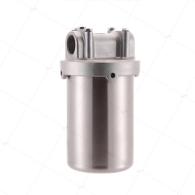 5 Inch Prefilter 304 Stainless Steel Hot Water Filter Housing DN15 DN20 DN25 for High Temperature High Flow Water Filter Housing