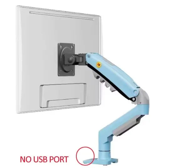 NEW NB F80 2-9kg Popular 17"30" Monitor Screen Desktop Stand Computer Bracket Gas Spring Long Arm Clamp Grommet Hole 360 Rotate