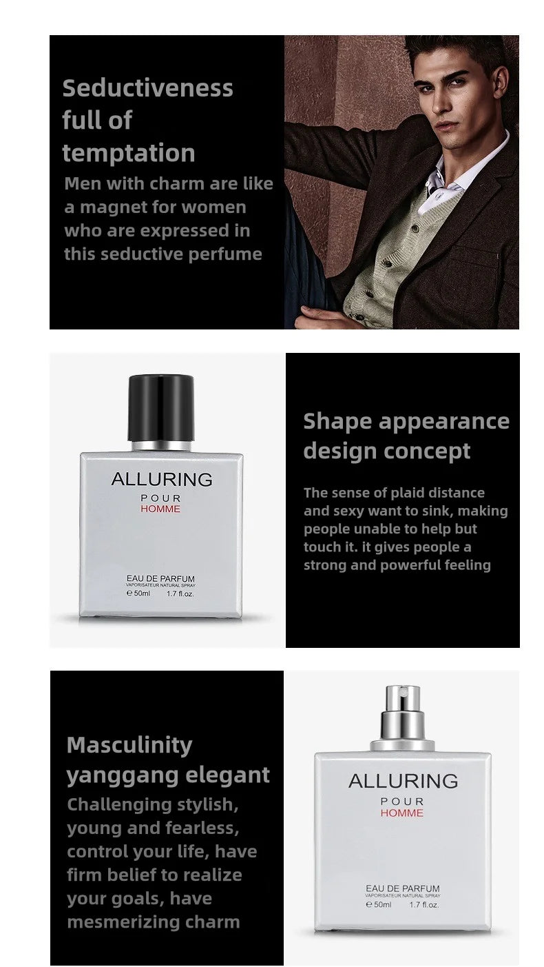 Premium Men's Fragrance Sport Body Spray Pheromone Perfume Spray Unisex Long-Lasting Scent Romantic Woody Aldehyde Cologne