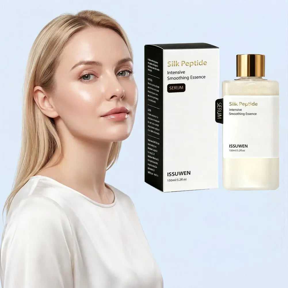 150ml Fine Line Reduction Refreshing Hydrating Serum Silk Peptide Intensive Smoothing Essence Korean Brand Collagen Face Care