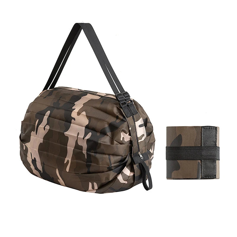 Portable Shopping Bag Large Capacity Foldable Storage Shoulder Bag Travel Handbags With Handle Outdoor EDC Camp Beach Bag