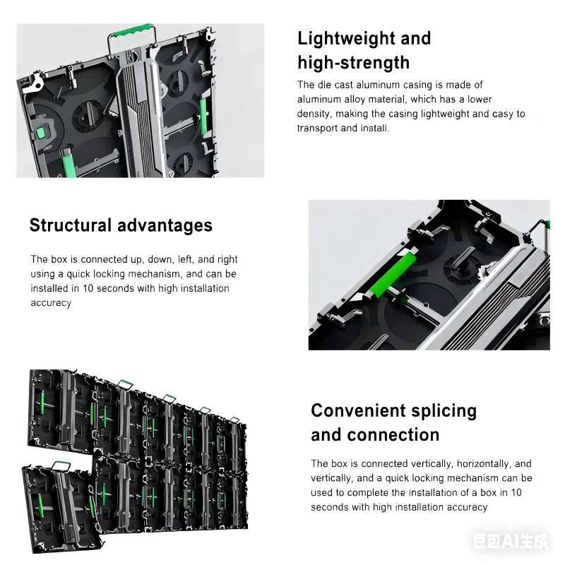 Outdoor P3.91 LED Display Screen Waterproof Video Wall for Advertising Billboard