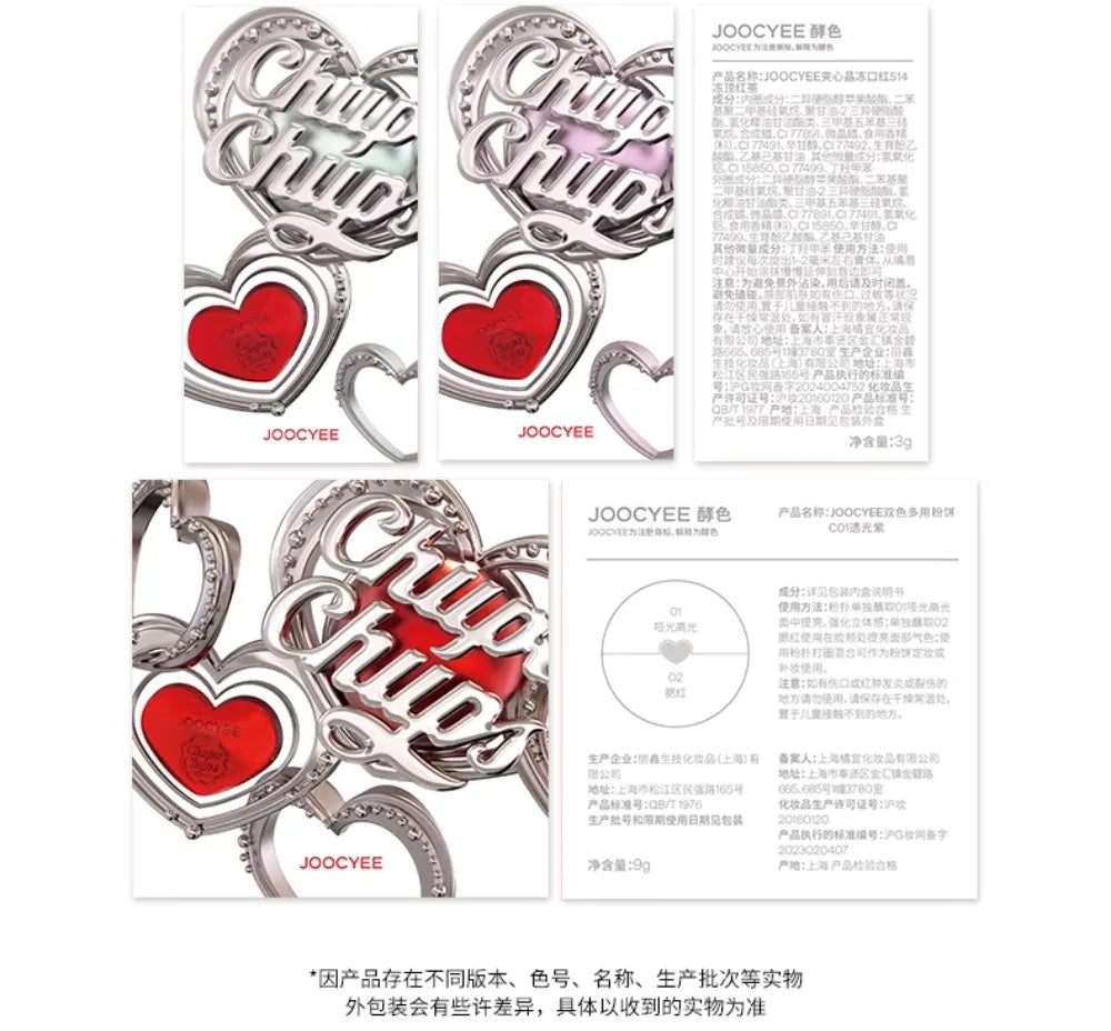 Joocyee Gem Sandwich Powder Blusher Makeup Korean Palette De Blush Cruelty-Free Blush Contour Face With Matte Finish