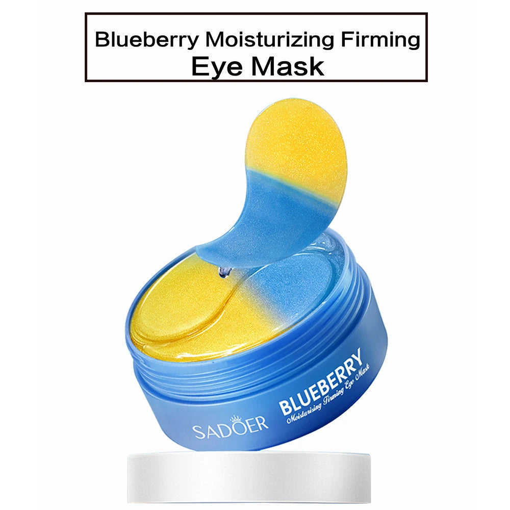 60 Pieces (30 Pairs) of Hydrating Eye Masks, Nourishing and Moisturizing the Skin Around the Eyes, Making the Skin Around the Eyes Smooth and Soft, Exquisite Eye Masks with a Two-Tone Design