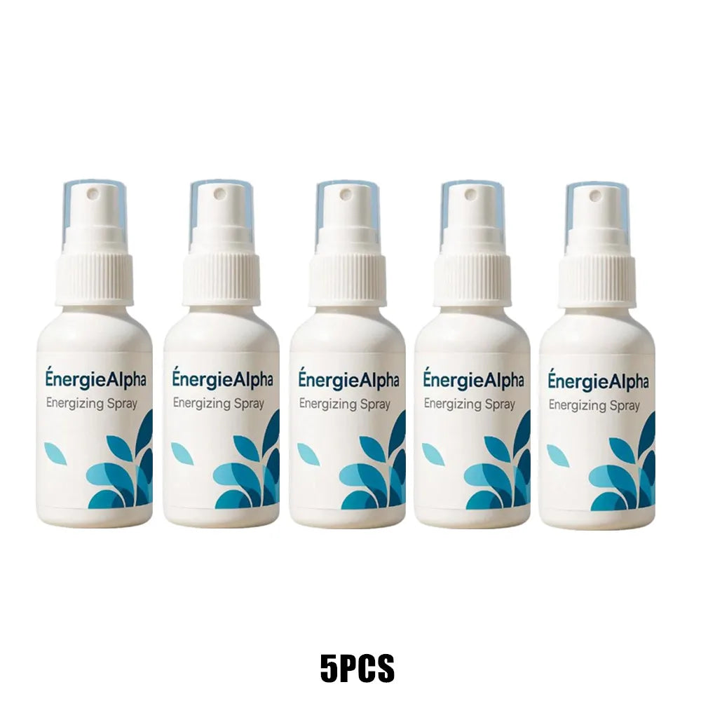 Male EnergieAlpha Energizing Active Energy Spray - Long-Lasting Fragrance & Oil Control, Portable for Confidence Boost Anytime
