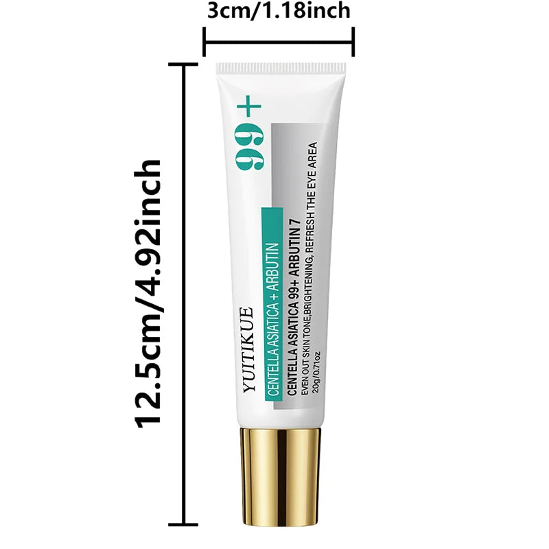 YUITIKUE 99+ Centella Eye Cream Fast Absorb Moisturizing Remove Dark Circles Puffiness Anti-Aging Eye Lotion