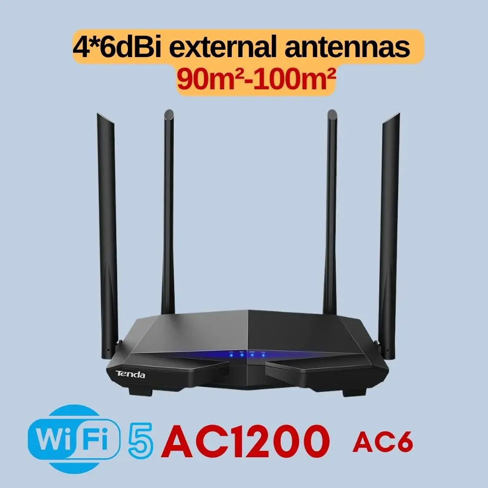 WiFi 6 Router AX3000 Gigabit Wireless Repeater Tenda 2.4G 5Ghz Gigabit WIFI6 AX1500 Extender Network Tenda AC1200 Wifi Booster