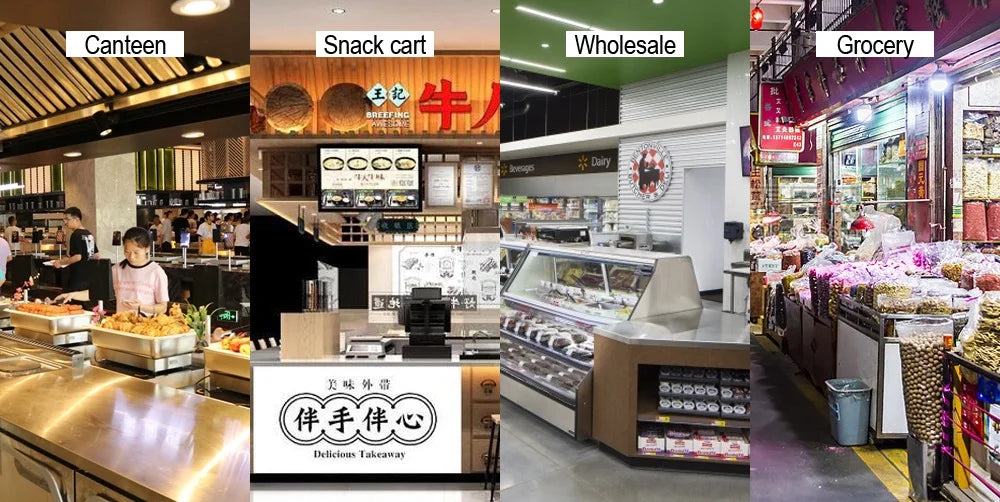11.6inch Desktop /Wall-mounted Windows & Android Cash Register POS Systems with 80mm Autocutter Thermal Receipt & Label Printer