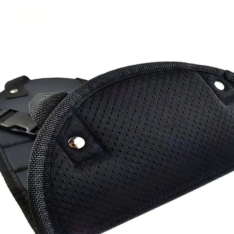 Homefish Portable Airplane Foot Hammock Adjustable Travel Flight Carry On Office Under Desk Foot Rest Black