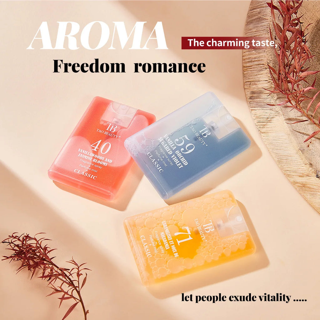 Floral Fruit Aroma Perfume Balm Long Lasting Body Fragrance Men Women Portable Fragrance Spray Deodorant Spray Travel Size