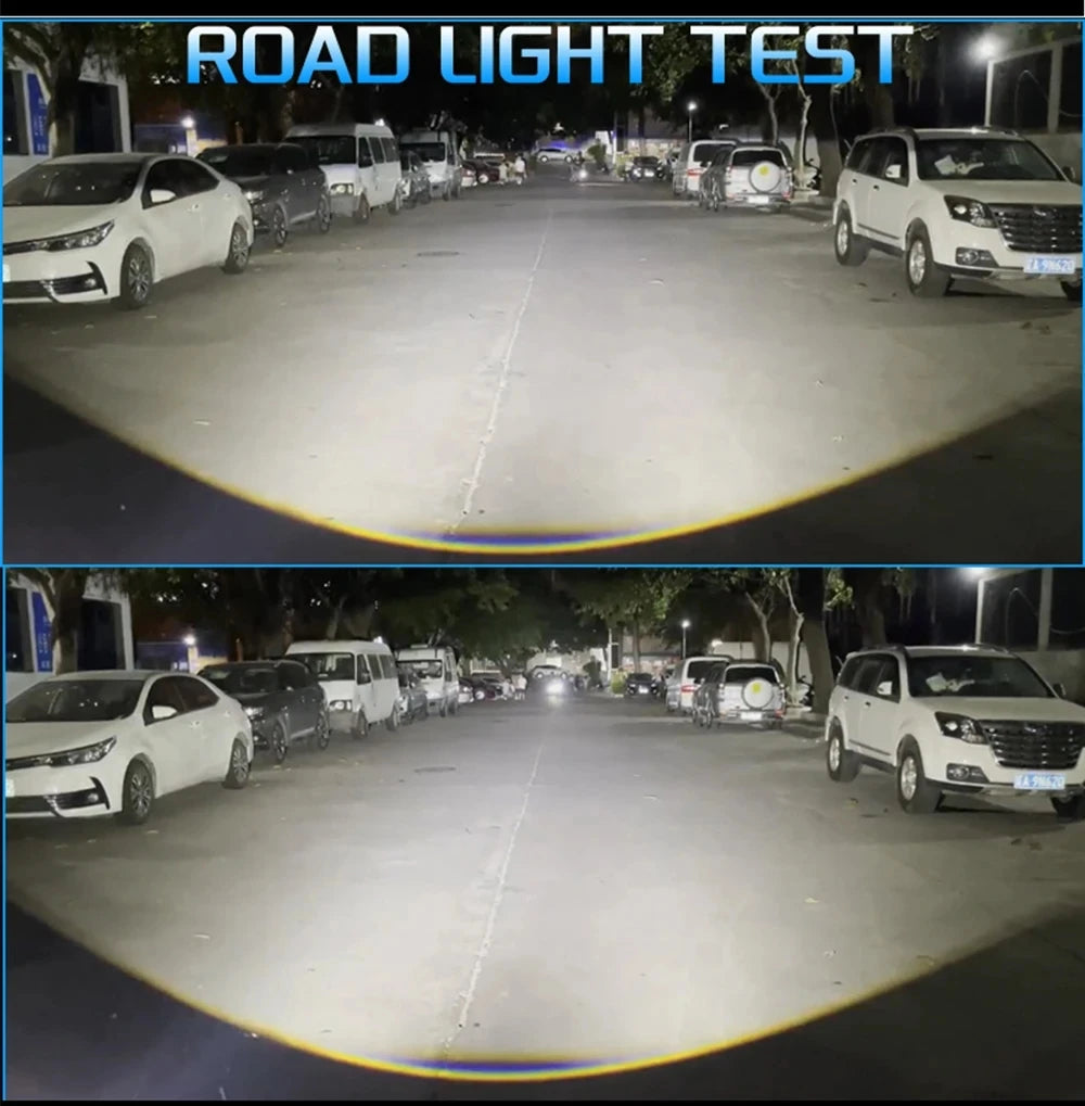 SANVI 3.0 Inch 26540LUX S07 Bi LED Projector Lens 110W H4 H7 9005 9006 Headlight Auto LED Light Car Accessory