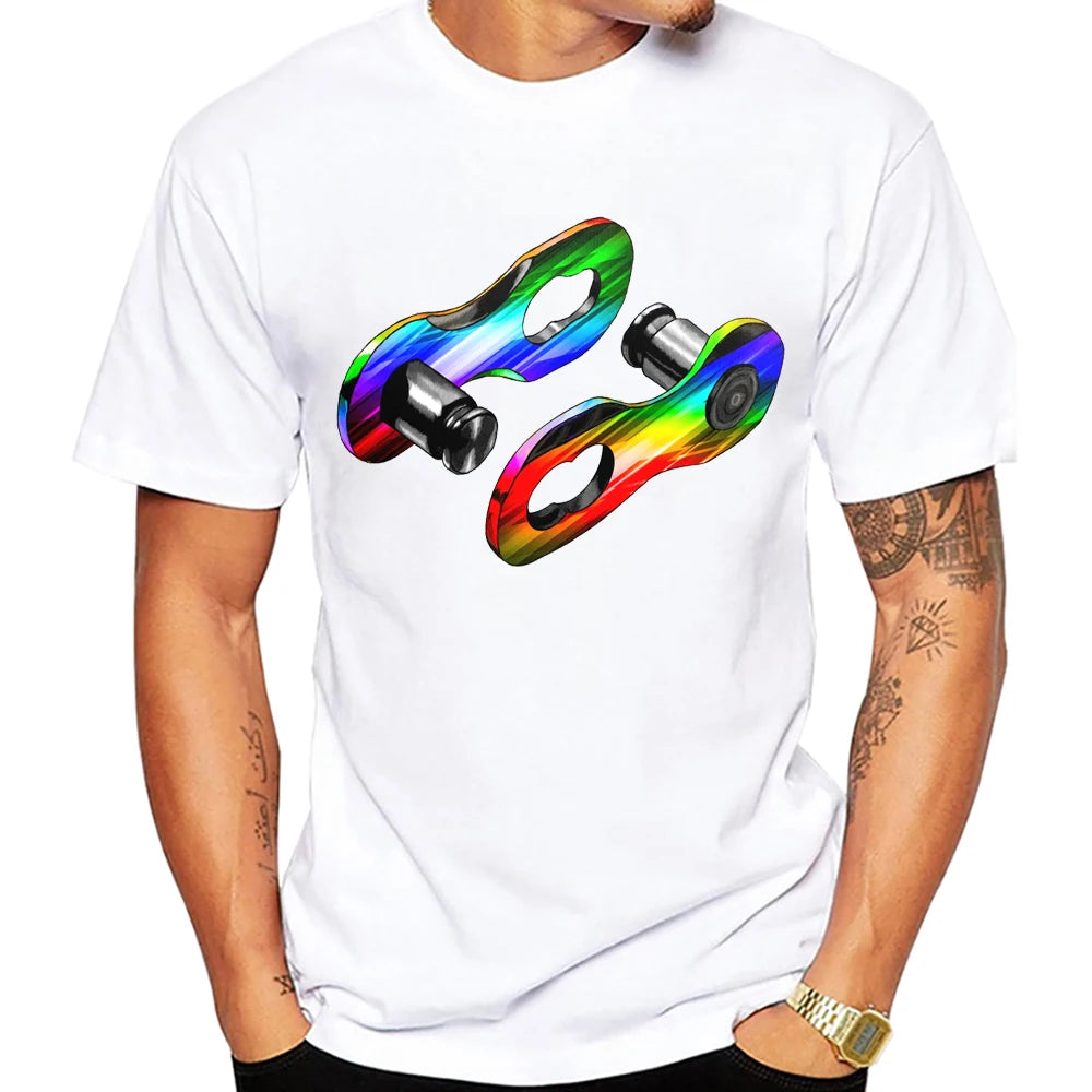Summer Men Short Sleeve Road Bike Gear Cycling T-Shirt Funny Bicycle Sport TShirt Hip Hop Boy Casual Tops Cool Man Cyclit Tees
