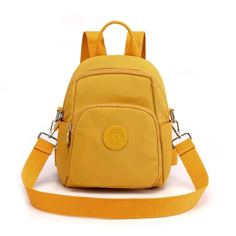 Women's Travel Casual Backpack College Students School Bag Korean Small Canvas Backpack Waterproof Fashion Shoulder Bags
