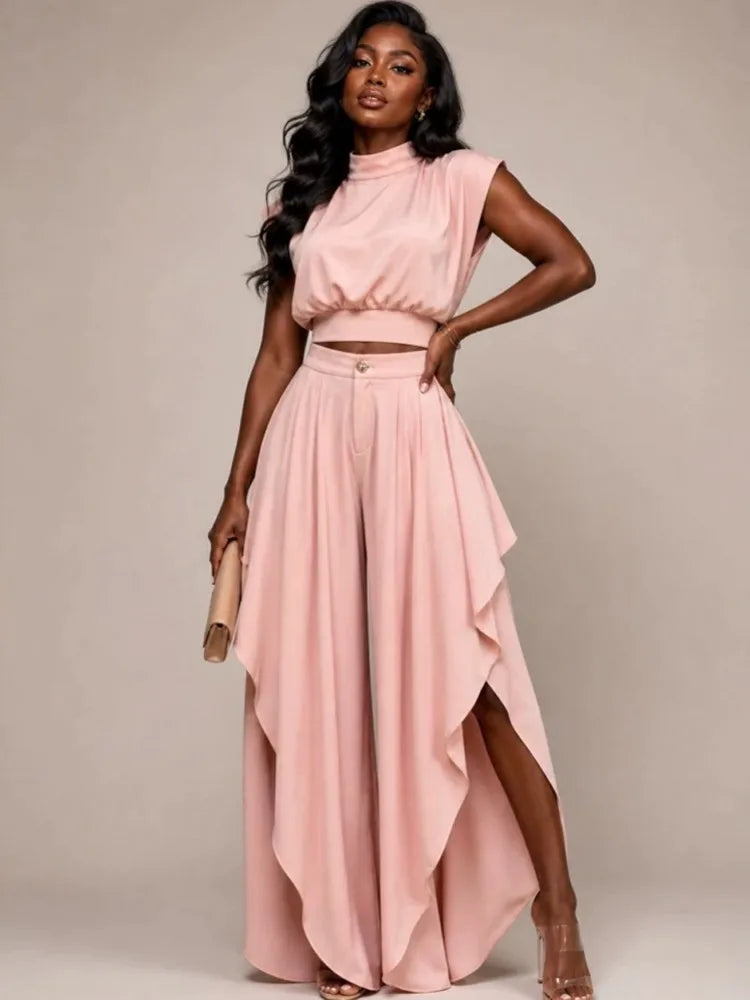 2 Piece Women Sets 2026 New Summer Autumn Matching Sets Two Pieces Sets Short Sleeve Tops And Pants Suits Outfits Clothing