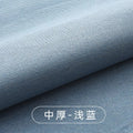 Washed Denim Fabric By The Meter for Sewing Jeans Shirts Clothing Polyester Cotton Diy Thin Thickend Micro Stretch Plain Summer
