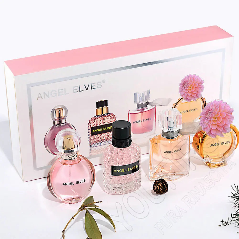 Luxury Brand Perfume Women 향수 ml Damen Parfums Femme Sweet Floral Scent Spray 120 Pheromone Perfumes De Mujer Gift Box 4Pcs Set