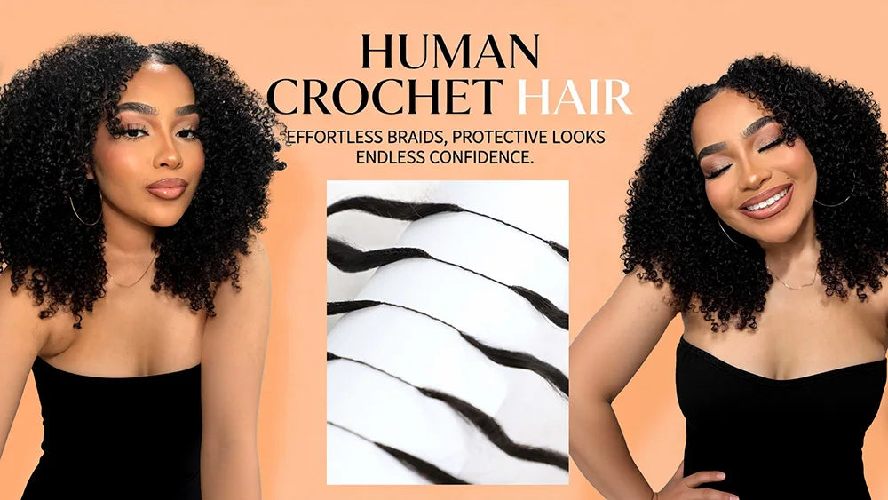 Miracle Knots Feather Crochet Human Hair Extension Burmese Curly With Coily End Invisible Miracle Knots Hair Bulk  Boho Braide