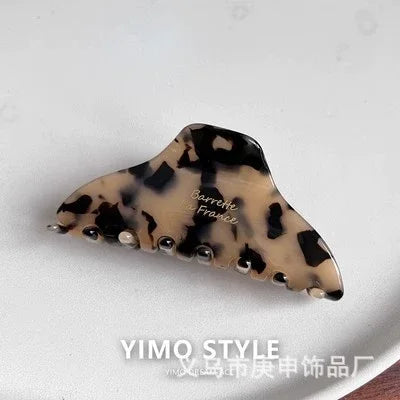 High-end Acetate Large Plate Hair Claws Fashion Hair Accessories Women Trend Back Head Clip Boutique Cute Girl Hairpins Headwear
