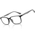 ZENOTTIC Fashion Blue Light Reading Glasses for Men，Sport Square Frame Readers, Anti Glare Computer Glasses