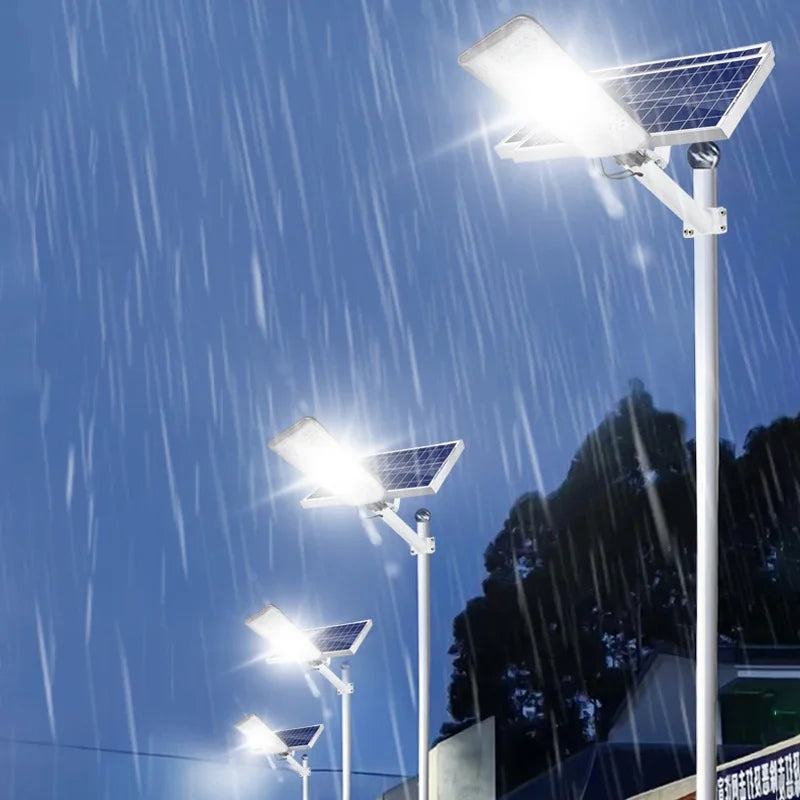 10000W High Power Solar Street Lamps,Outdoor IP67 Dusk to Dawn Solar Powered Road Lights,for Garden/Parking-Lot/Driveway/Yard