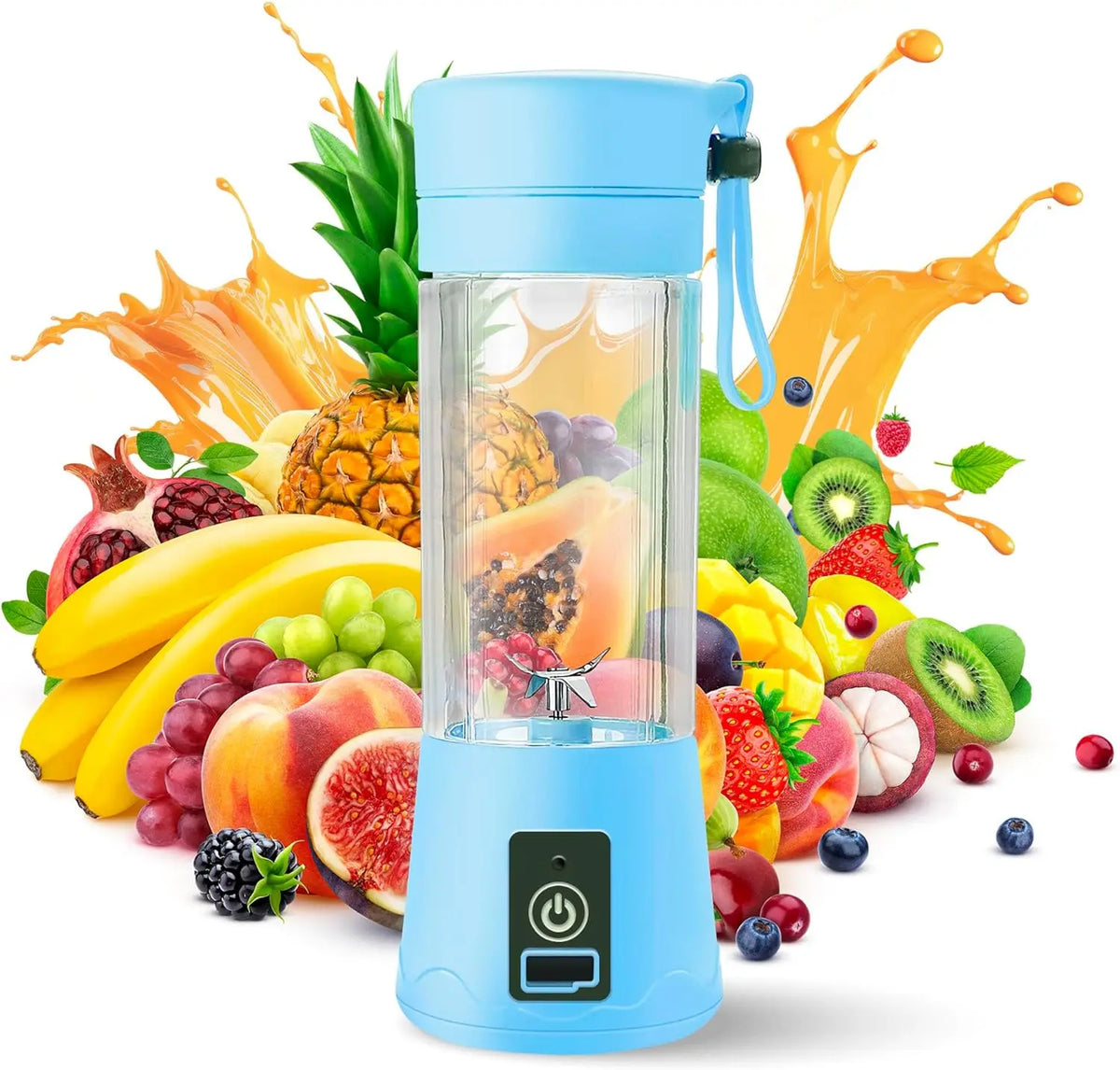 Portable Mini Electric Juicer USB Charging Fruit Orange Lemon Blender Smoothie Milkshake Maker Kitchen Automatic Fresh Squeezer