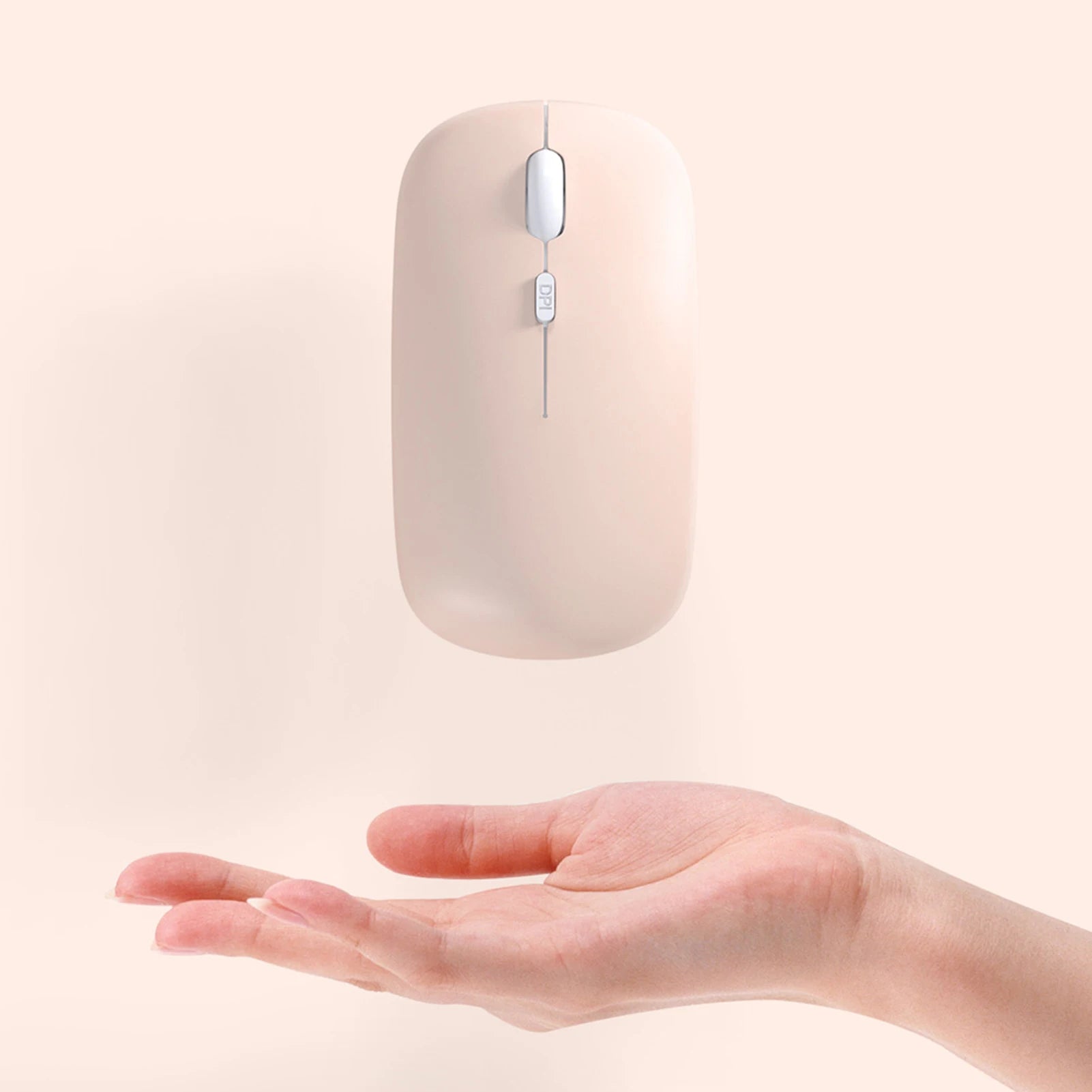 Portable Creative Mini Ultra Slim Cute Wireless Bluetooth Mouse 2.4G Receiver Laptop Gaming Mice PC 1000dpi Computer Accessories