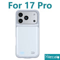 Xilecaly Smart Battery Charger Case For iphone 17 Pro Max Battery Pack Power Bank External Charging Cover For iphone Air 17Air