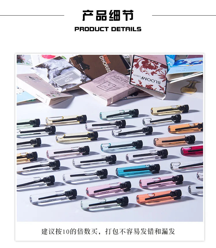 Brand 10PCS Random Style Pheromone 2ml Perfume Sample Women Perfume Atomizer Men Long Lasting Fragrance Pheromone Eau De Parfum