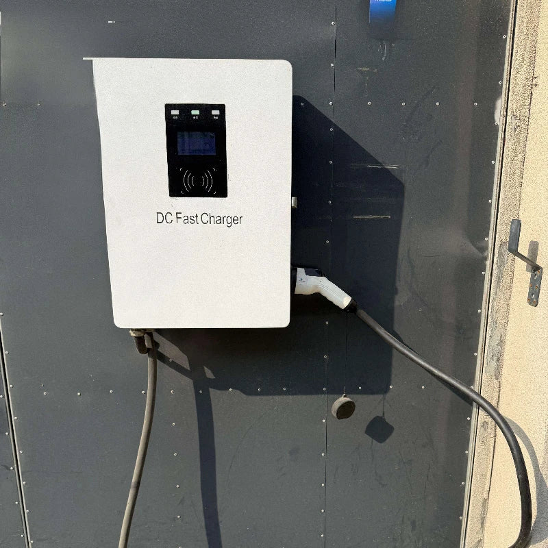 DC EV Charger 40kW Wallbox EV Charging Station CCS2 GBT Fast Charger IP54 Waterproof LCD Screen Commercial Parking Lot