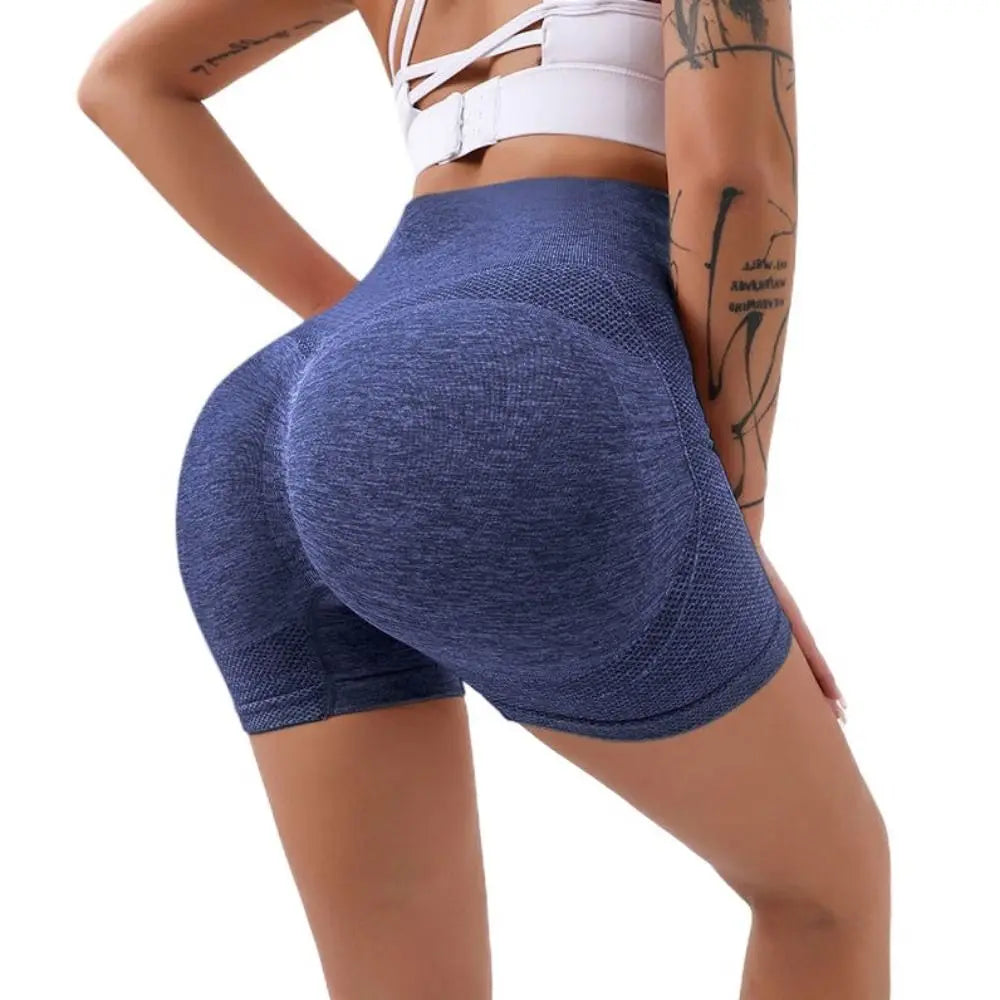 Comfortable Slim Fit Women Yoga Shorts High Waist Seamless Women's Sportswear Breathable Lift Butt Fitness Leggings Summer