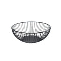Black Storage Basket Creative European Fruit Snacks Candy Basket Desktop Bedroom Kitchen Fruit Basket Decorations Iron Hollow