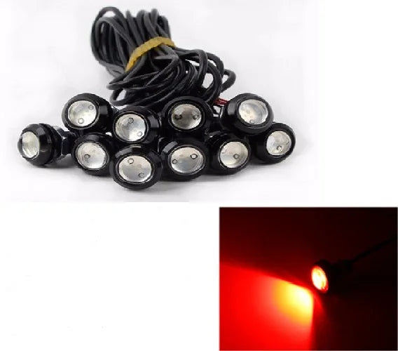 10pcs 12V LED Eagle Eye DRL 18mm High Power SMD Daytime Running Light Car Fog Bulb Reverse Backup Parking Turn Signal Lamp Hot