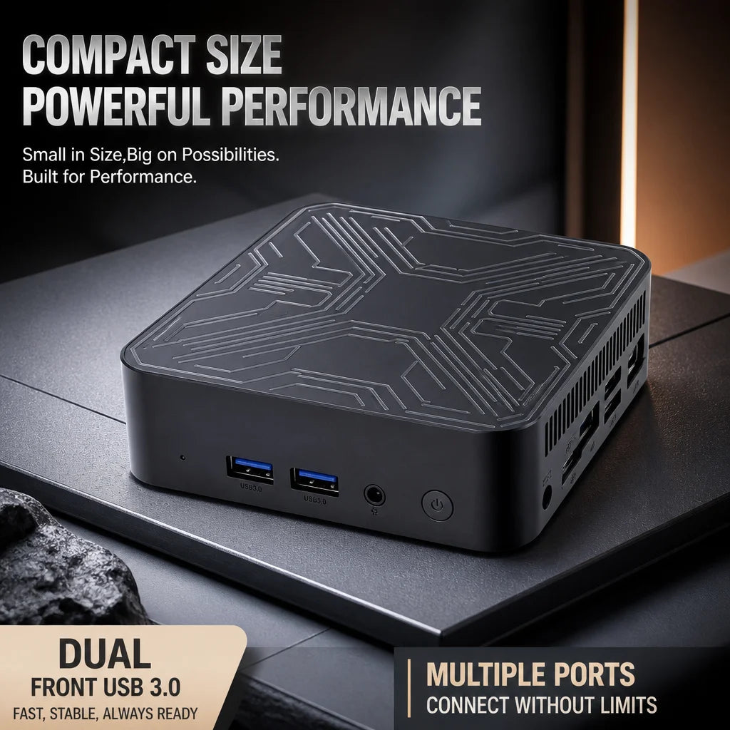 New Mini PC Core I9 10980HK 16GB 1TB 2TB SSD 4K HD Gaming Desktop Portable Gamer Computer High Performance