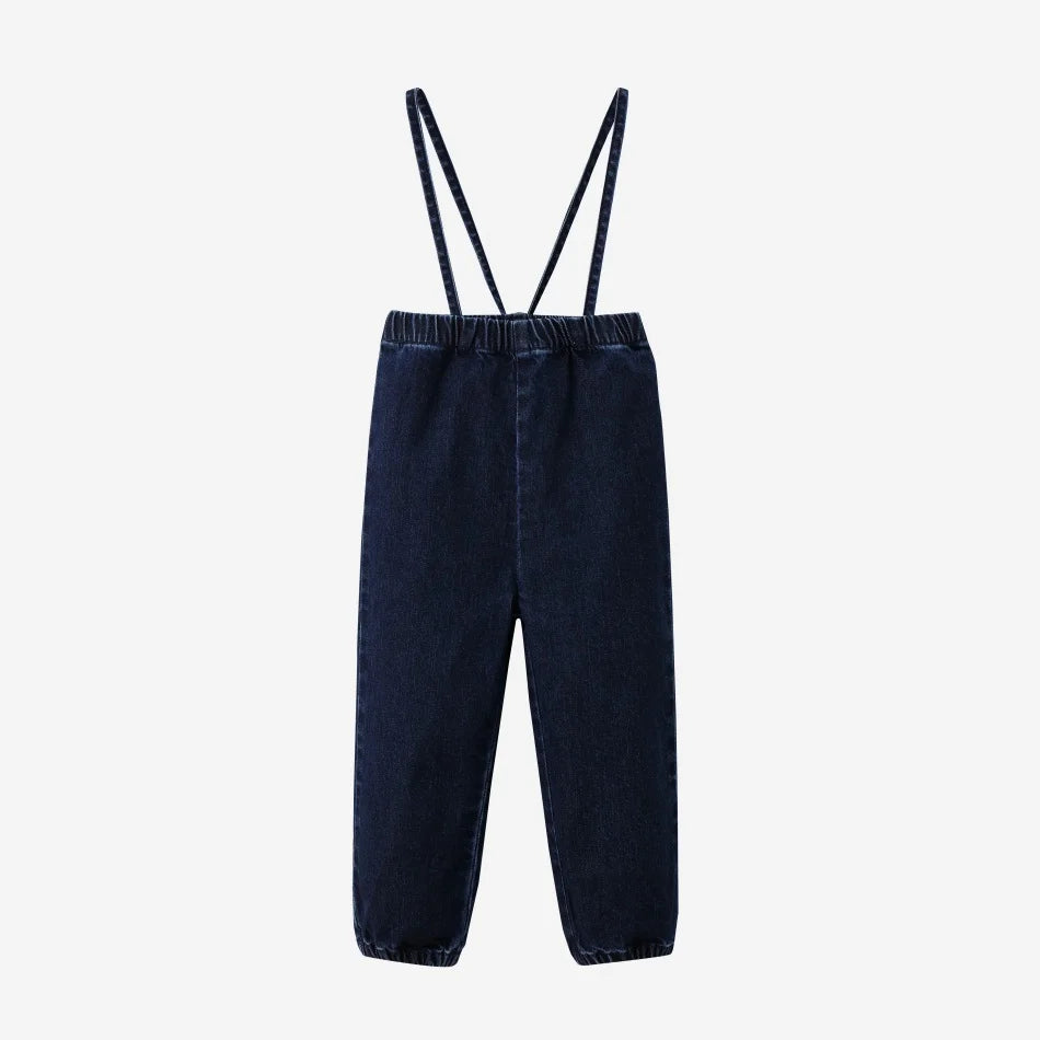 (Ship out in 1day)AS AW26 Denim Varsity Collection Navy Blue Denim+ Embroidery Sweatshirt weekday fabric brother sister clothing