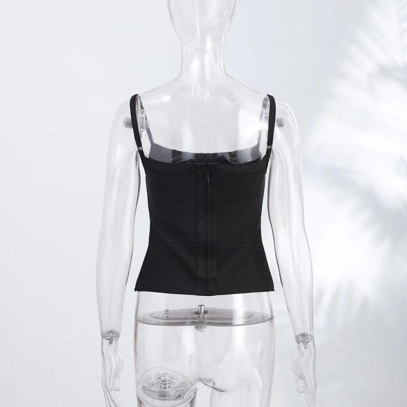 Sexy Striped Women's Slip Top Elastic Slim Waist-Closed Lady Vests 2026 Spring Summer Fashion Female Party Vacation Tanks New