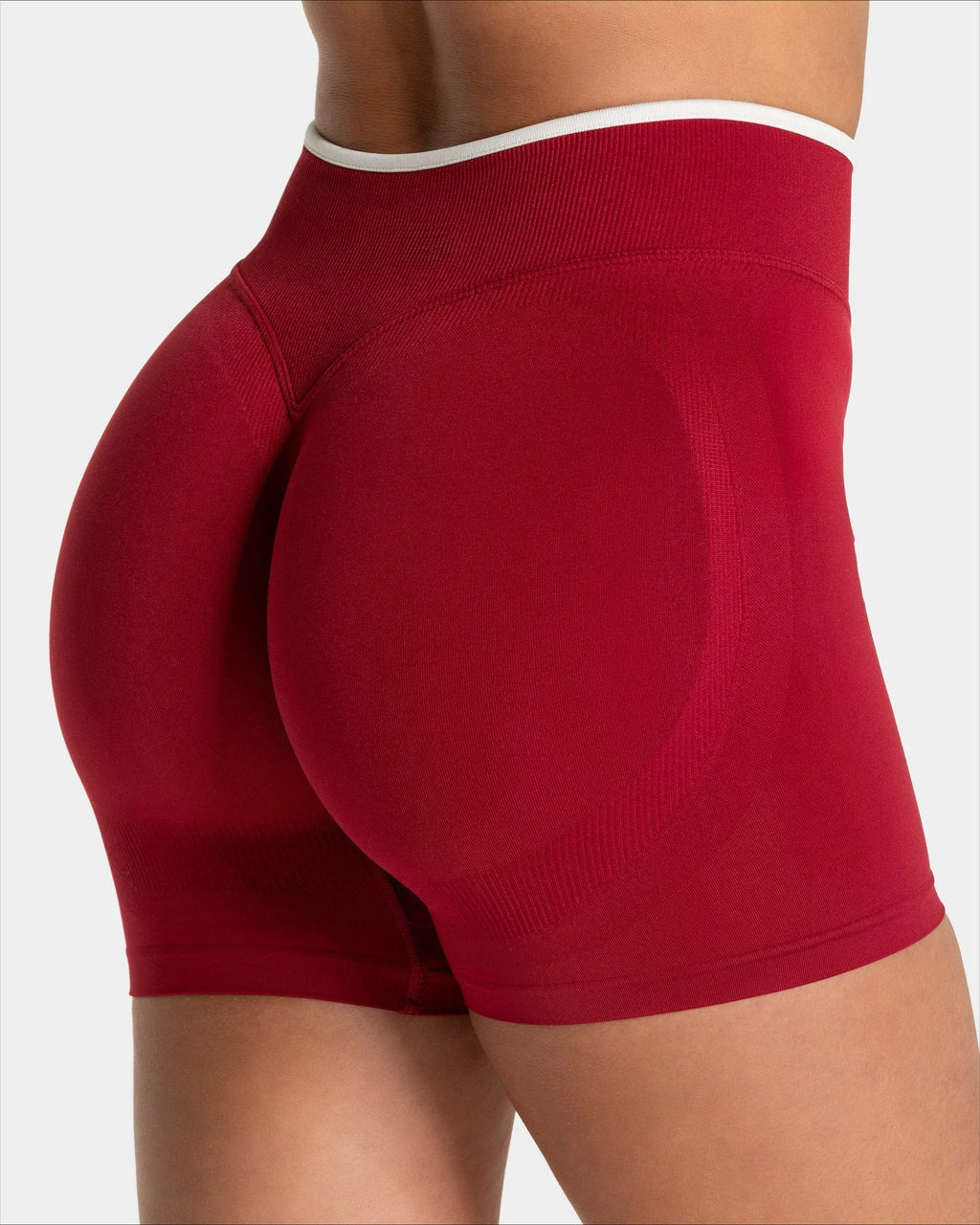 Women White Waist Tight Summer Seamless Sports Shorts High Waist Hip Lifting Yoga Pants Running High Elastic Sport Shorts Female