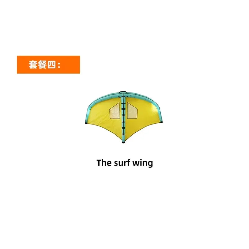 Inflatable SUP Wing Surf Board Portable Stand Up Paddle Surfboard Outdoor Lake Sea Beach Wing Surfing Water Sports Equipment