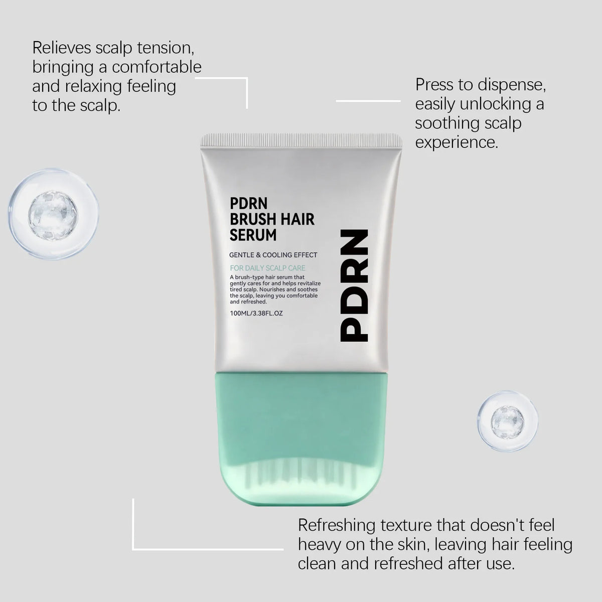 Scalp Moisturizing Serum, Lightweight Refreshing, Fragrant Comfort, Hydrate & Moisturize Hair, Daily Hair Care Essence