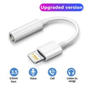 Original Headphone Adaptador For iPhone 14 13 12 11 Pro Aux Audio Splitter Lighting To 3.5mm Adapter Earphone Jack Cable