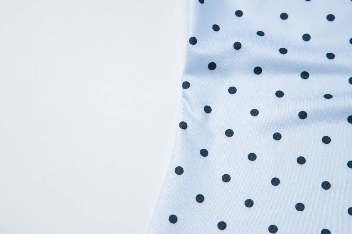 Fashion Polka Dot Halter Neck Tank Top Women Slim Fit Thin Strap Sleeveless Casual Summer Camisole