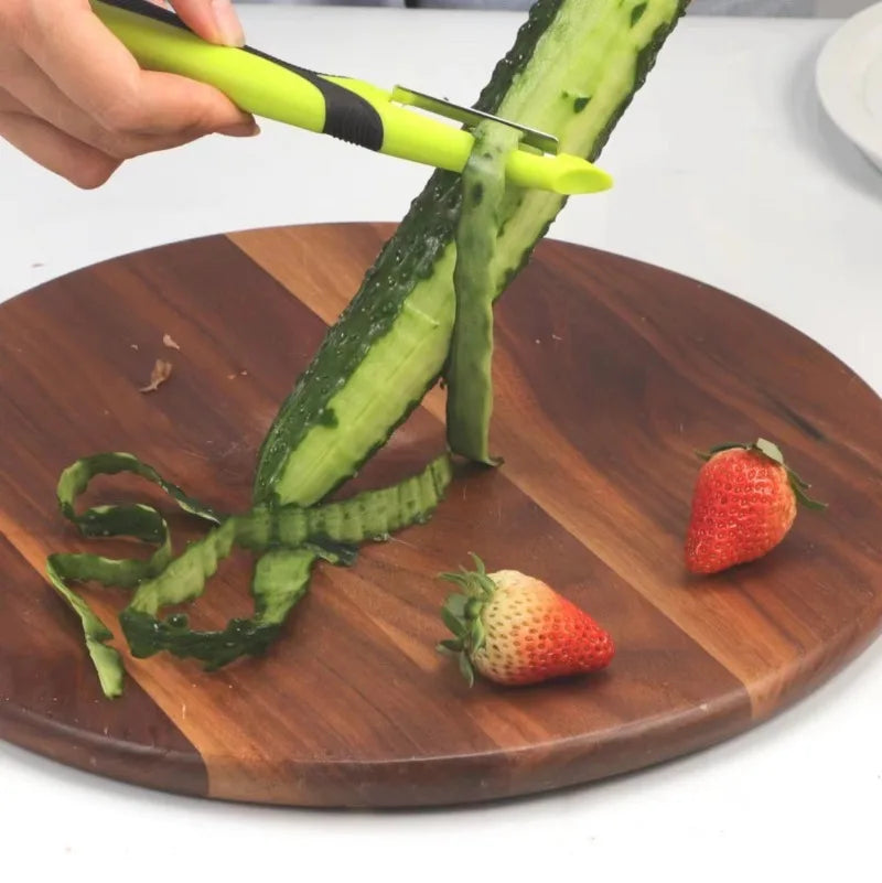 Reusable Kitchen Gadgets Stainless Steel Peeler Fruit Vegetables Cutter Peeling Knife