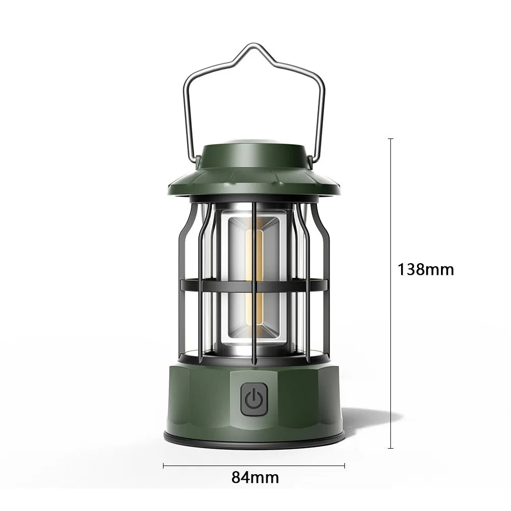 Outdoor Camping Lights Tent Portable Horse Lights Gifts Ningbo Retro Charging Camp Lights